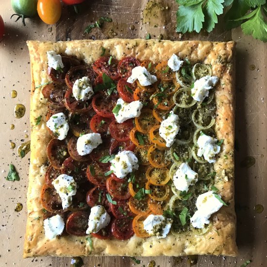 Tomato and Goat’s Cheese Tart