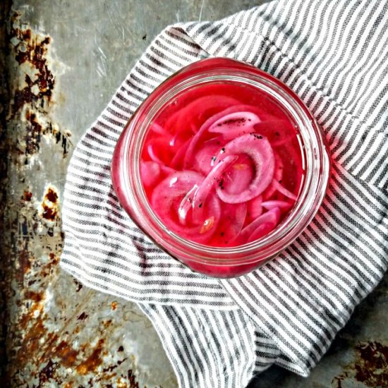 Quick & Easy Pickled Red Onions