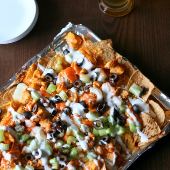 Buffalo Chicken Nachos