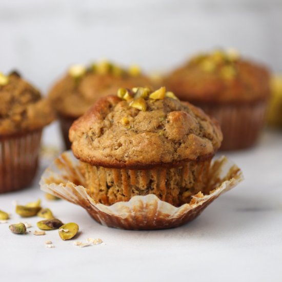 Healthy Pistachio Muffins