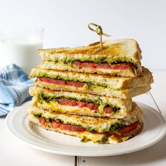 Pesto Grilled Cheese