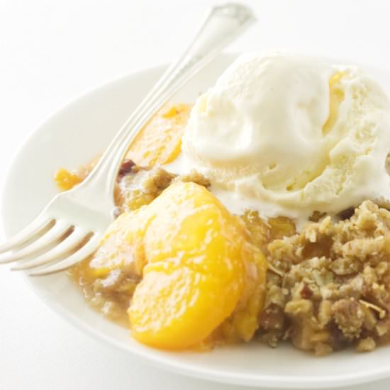 Easy Peach Crisp