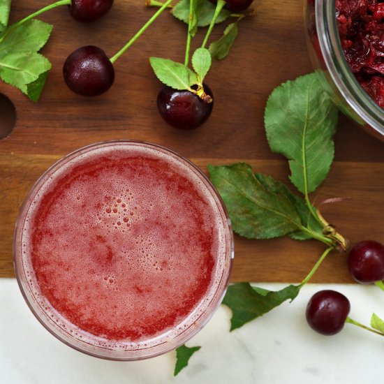 Sour Cherry Shrub