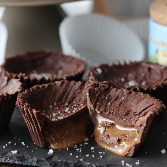 Salted Caramel Cups