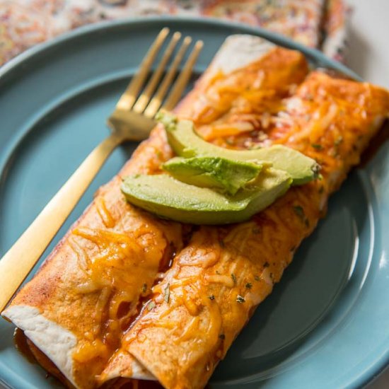 Pulled Pork Enchiladas