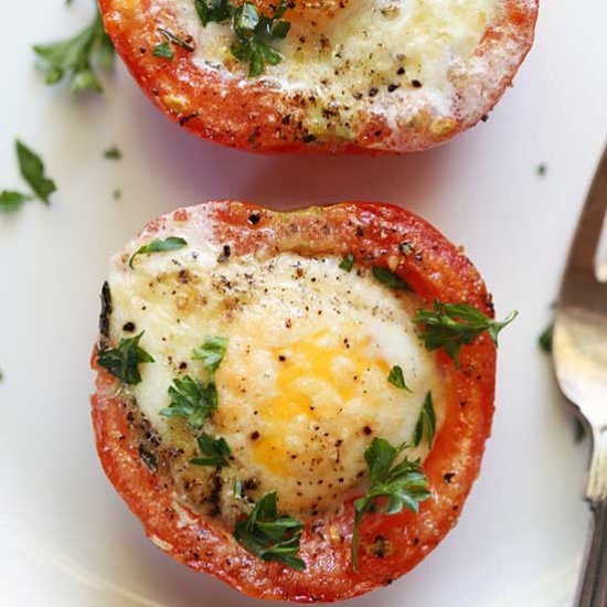 egg stuffed tomatoes