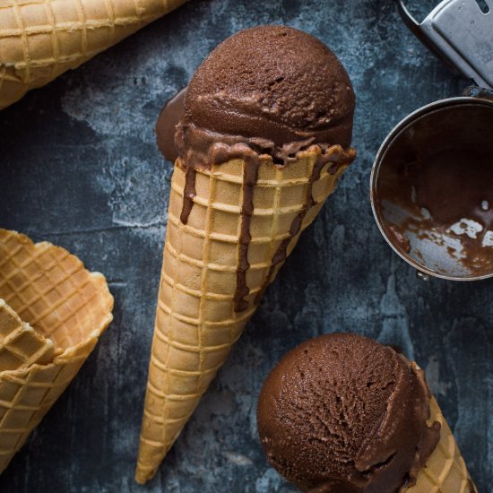 Chocolate Coconut Sorbet