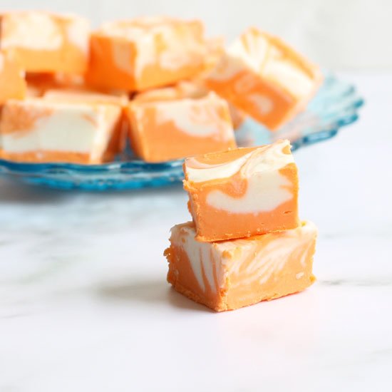 creamsicle fudge