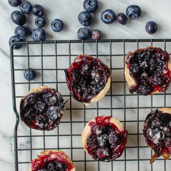 Mini Blueberry Pies