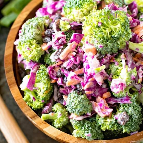 Skinny Broccoli Slaw