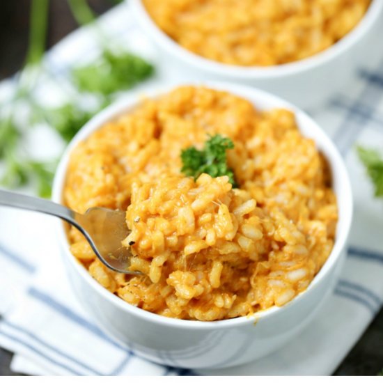 Cheesy Butternut Squash Risotto