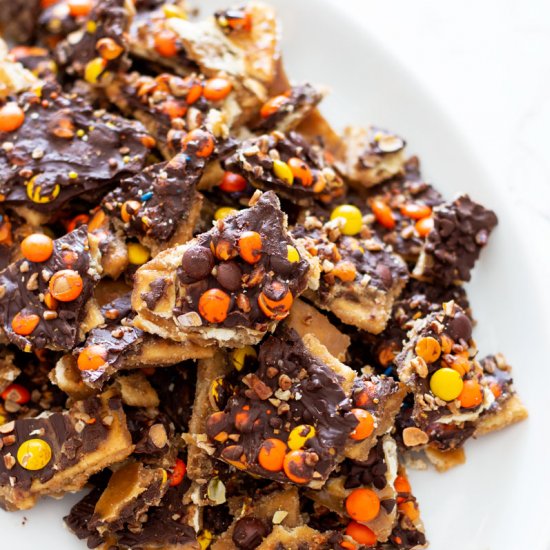 Halloween Candy Bark