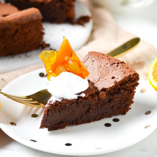 Flourless Chocolate Orange Cake