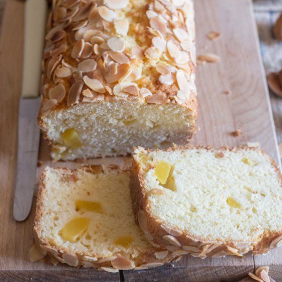 Almond Fresh Peach Bread