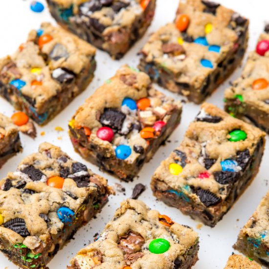 Loaded cookie bars