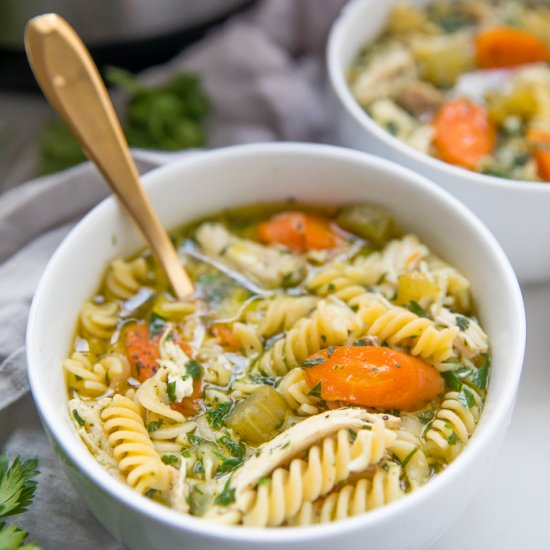 Instant Pot Chicken Noodle Soup