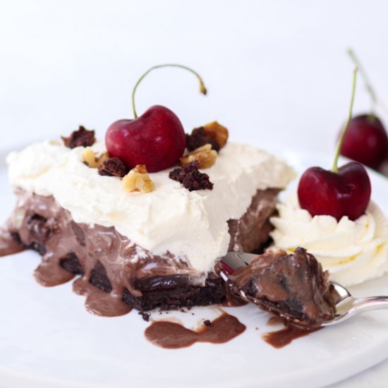 Hot Fudge Brownie Ice Cream Pie