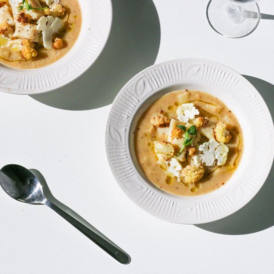 Cauliflower Gnocchi Soup