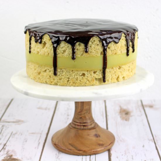 Vegan Boston Creme Pie