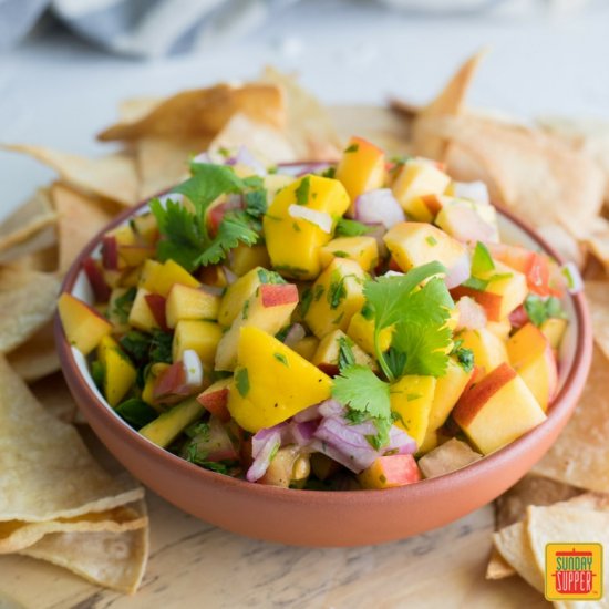 Peach Mango Salsa