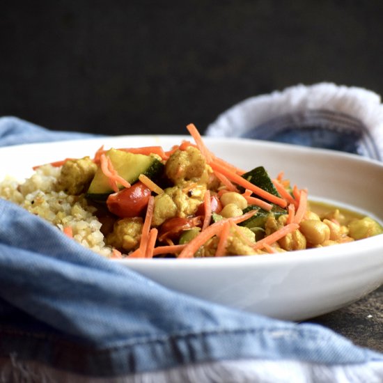 Veggie & Chicken Golden Curry