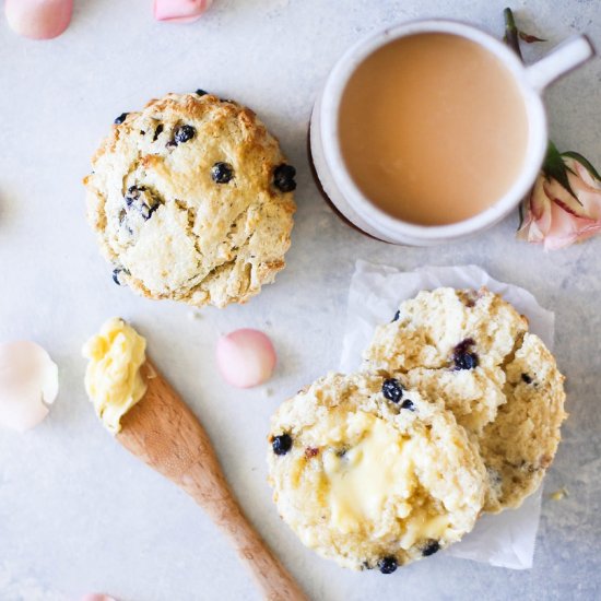 Blueberry Irish Scones