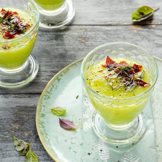 Melon gazpacho