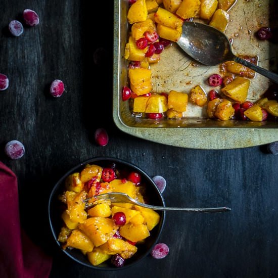 Cranberry Roasted Butternut Squash