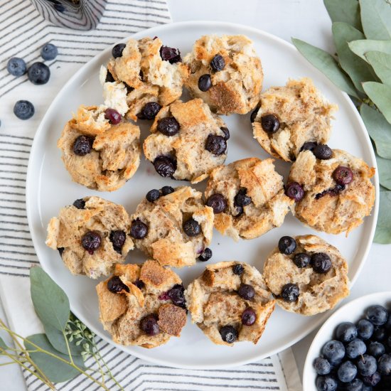 Blueberry French Toast Cups