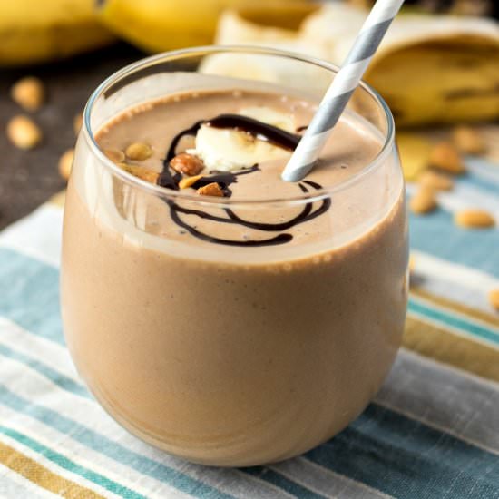 Chocolate PB Banana Smoothie