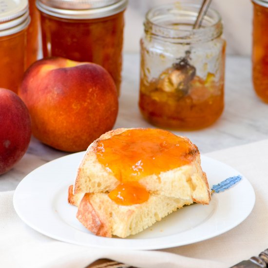 Lime Ginger Peach Jam