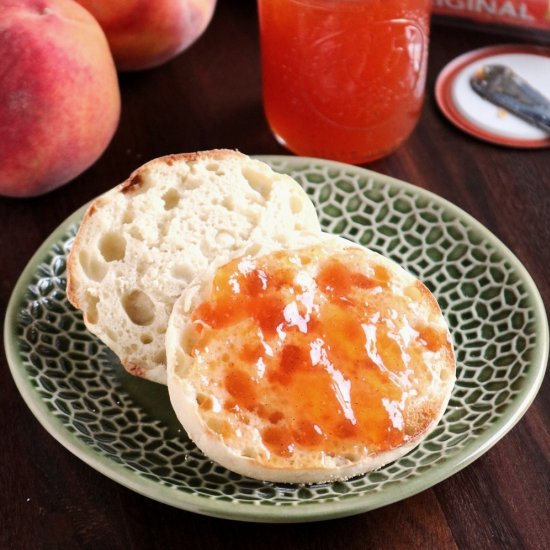 Homemade Vanilla Peach Jam