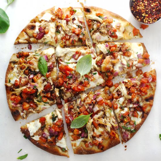 Bruschetta Chicken Pizza