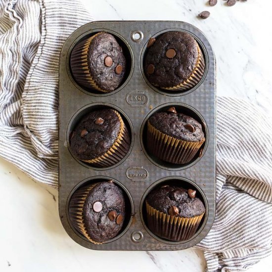 Chocolate Banana Muffins