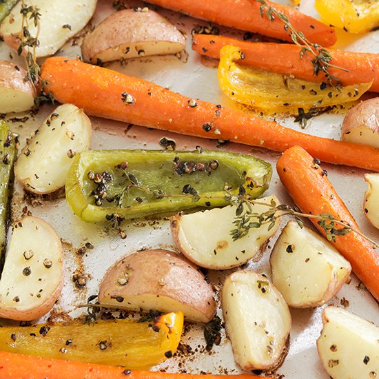 Roasted Vegetables With thyme