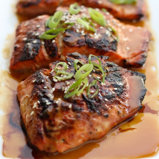 Miso Soy Glazed Salmon