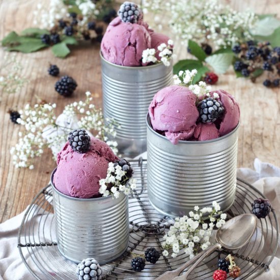 blackberry ice-cream