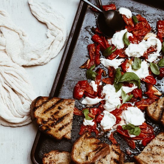 Burrata + San Marzano Bruschetta