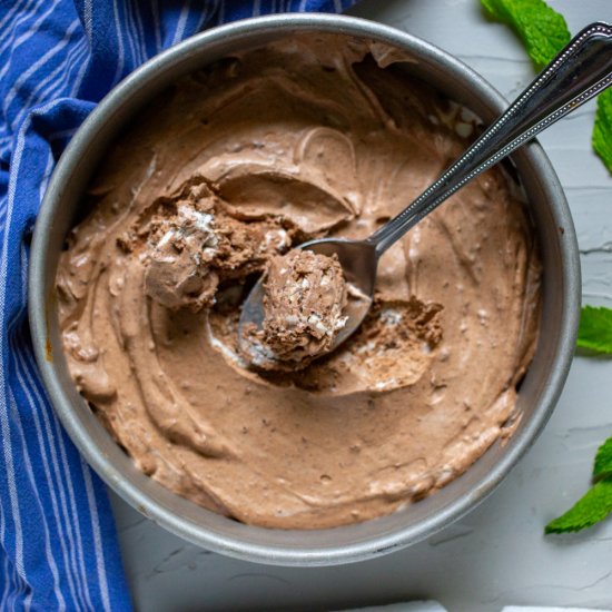 Double Chocolate No-Churn Ice Cream