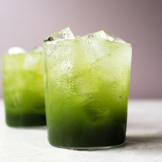 Matcha (Green Tea) Soda