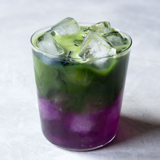 Matcha Butterfly Pea Lemonade