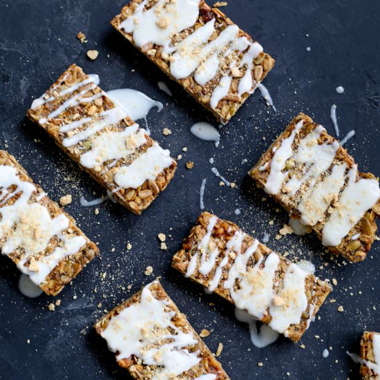 Peanut Butter, Honey, & Graham Bars