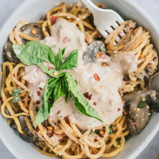 Dairy Free Sun Dried Tomato Pasta