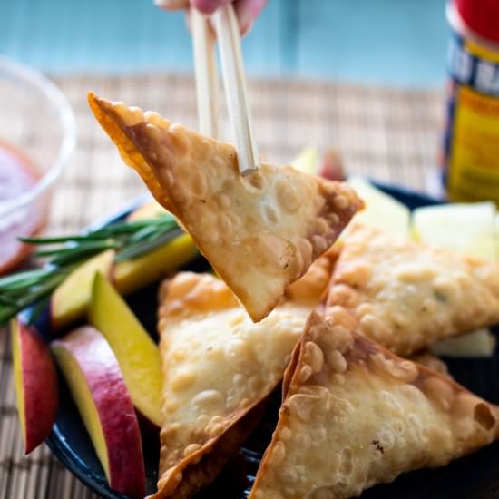 Mango Pineapple Crab Rangoon