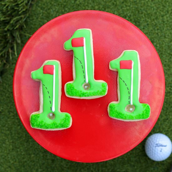 Hole in One Golf Cookies