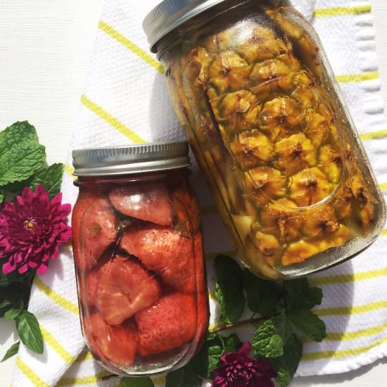 Homemade Fruit-Infused Vodka