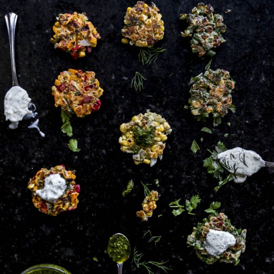 summer vegetable fritters