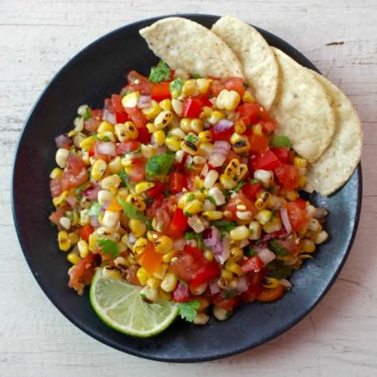 Grilled Summer Corn Salsa