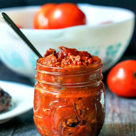 Low Carb Tomato & Bacon Jam