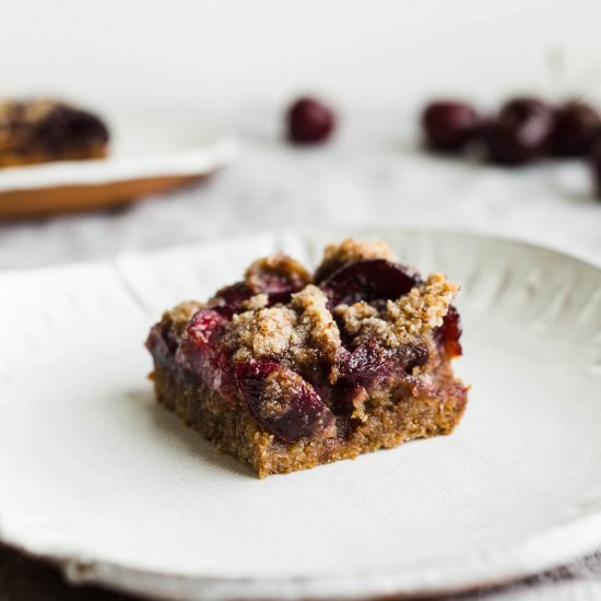 Cherry Crumble Bars